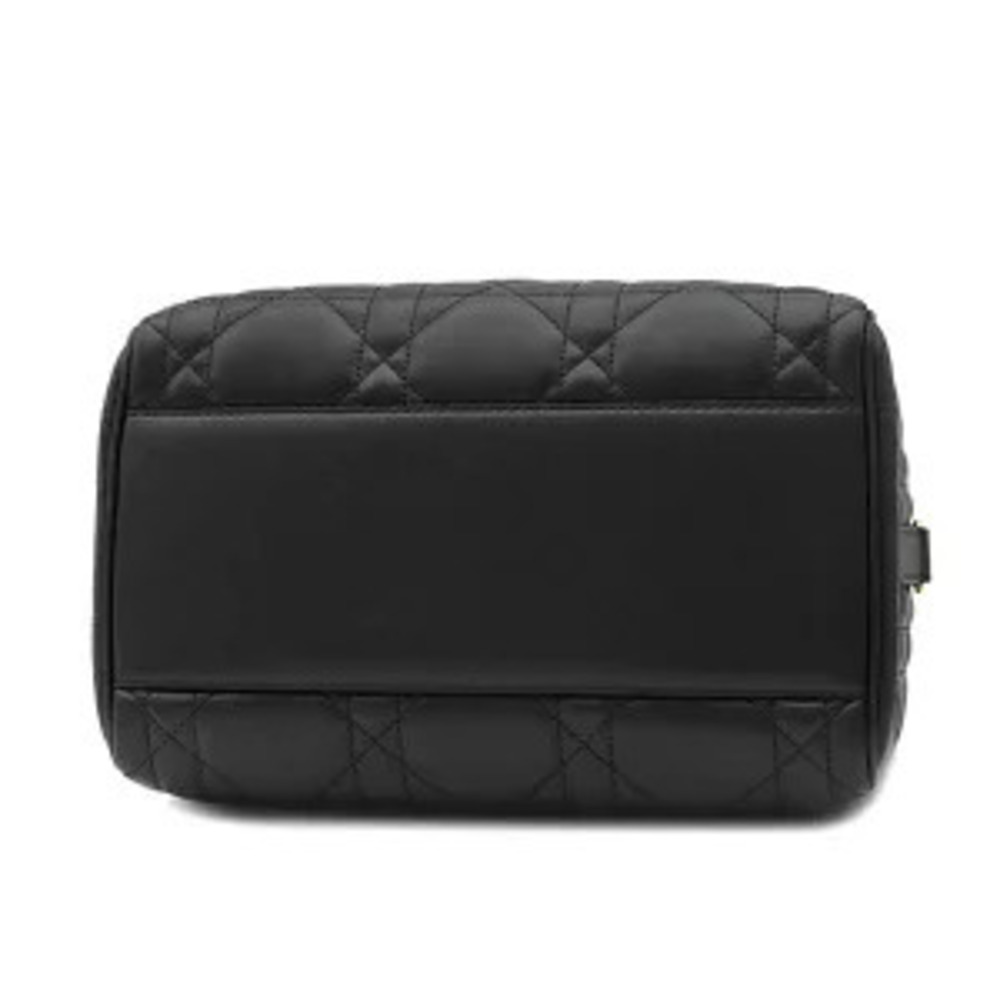 Christian Dior Groove Bag Calfskin Black Macro Cannage Strap Shoulder - Picture 3 of 6